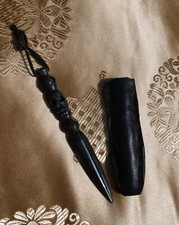 Phurba En Fer Noir Magique En