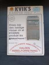 Kvik's V Halden Mobelforrettning Football Program