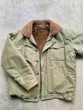 MARINE NATIONALE / RARE ANCIENNE VESTE DE MER / COULEUR VERTE / COULANGE MAYENNE