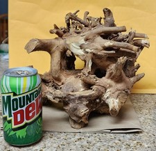Intricate Natural Driftwood Root Sculpture Gnarled Wood for Terrarium or Decor