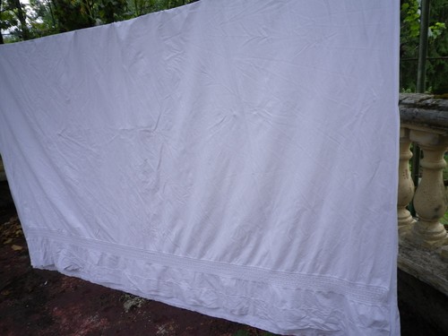 Grand drap vintage - drap, lin