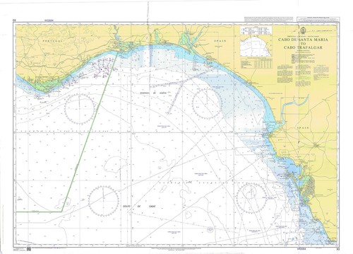 Carte marine ancienne - carte,