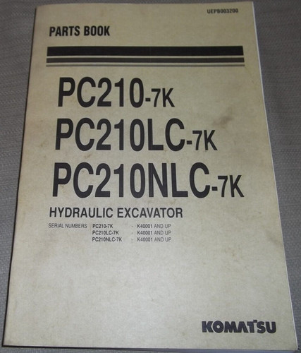Komatsu pc210 pc210lc 7k - komatsu, pc210-7k
