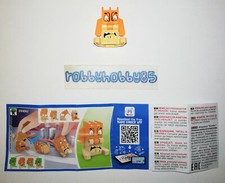 Dv404 J Personnage Orange + BPZ Kinder Merendero Joy Italie 2020 Double Face