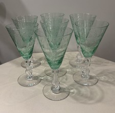 7 VERRES À VIN CRISTAL SAINT
