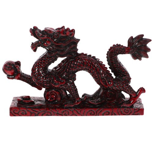 Statue dragon résine - statue, en