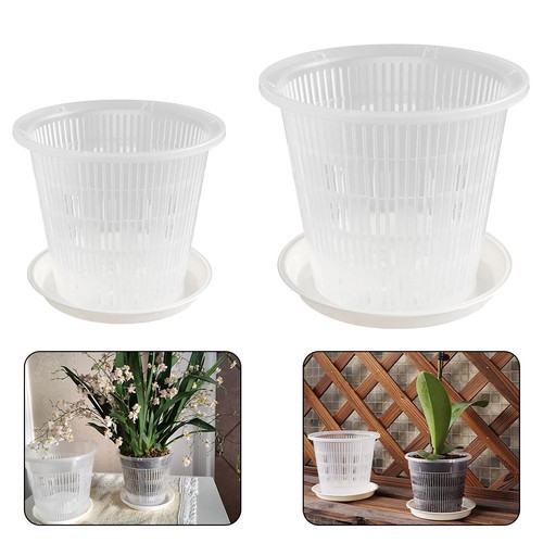 Pot fleurs plastique - de,