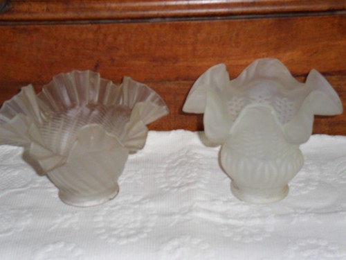 Anciens abats jours verre - abats,