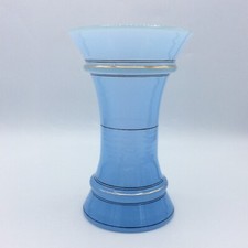Vase diabolo en verre soufflé