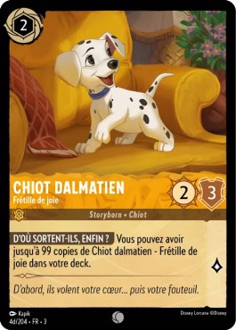 Lorcana chiot dalmatien - lorcana,