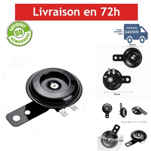 Klaxon moto voiture 12v - voiture,