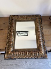 Ancien Miroir En Bois Décor