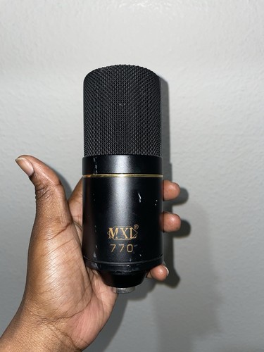 Mxl 770 black large studio - black,