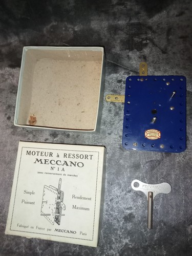 Ancien moteur ressort meccano - ancien,
