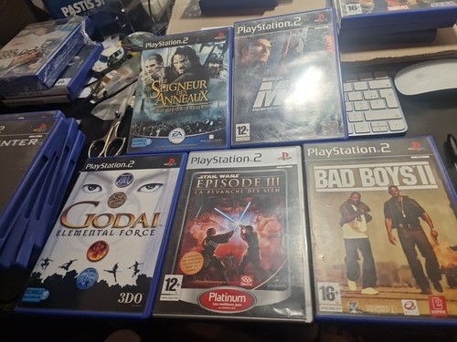 Lot jeux ps2 combat - de, 5