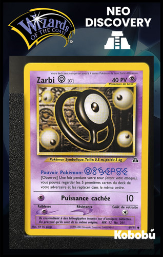 Carte pokémon zarbi 75 - o, 69/75