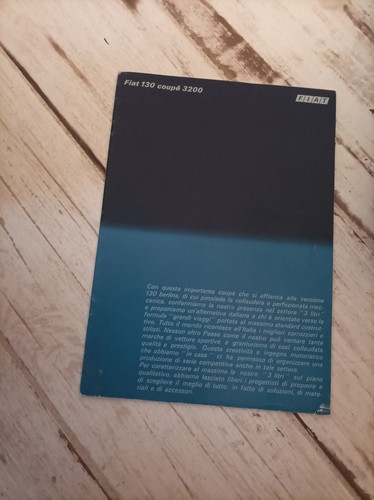 Catalogue brochure fiat 130 - , /