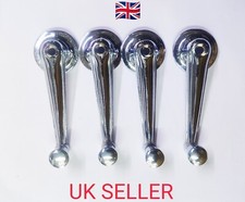 Morris Minor Austin 1000 Classique Voitures Lève-vitre Levier Chrome Set 4