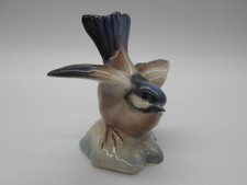 GORGEOUS GERMAN PORCELAIN BIRD FIGURINE