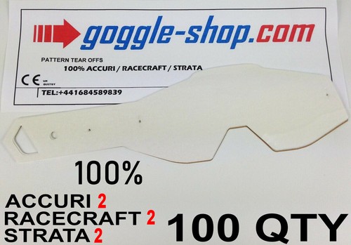 100 goggle shop tear offs - offs, pour