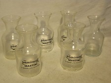Smirnoff MARTINI glasses glass