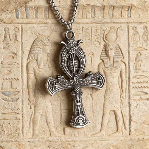 Pendentif croix ankh sa - de,