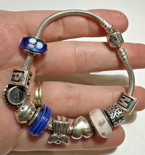 Pandora argent sterling murano - argent,