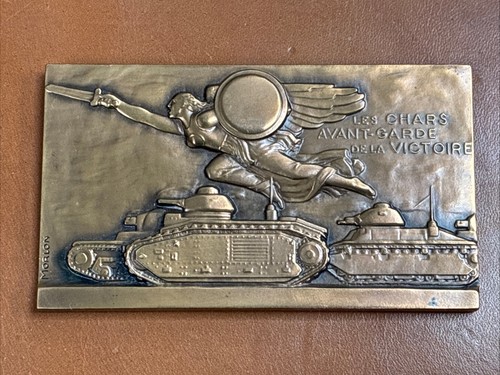 Medaille plaque bronze - plaque,