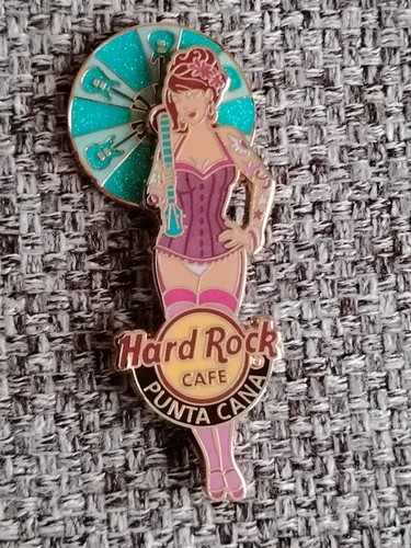 Pin girl hard rock - cafe/, punta