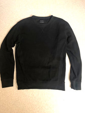 pull fin coton homme marque Zara Man taille M noir tres bon etat