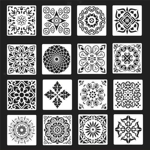 Lot pochoirs de peinture - de,