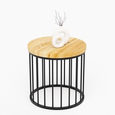 Table Basse Ronde en Bois