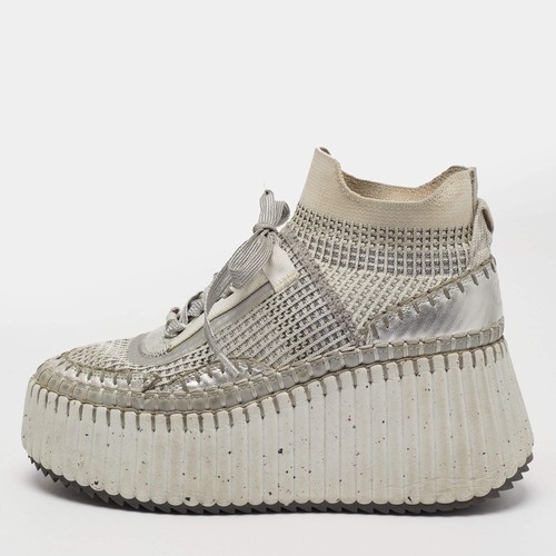 Baskets compensées chloe nama - compensées,