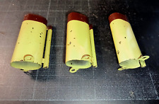 Lot de 3 Cheminées anciennes tole avec bande-PAQUEBOT COUDRAY Mécavion TRANSBOAT