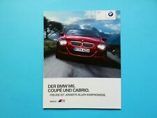 Brochure / Catalogue / Brochure - BMW M6 - Coupe and Convertible / Cabriolet - 1/2010