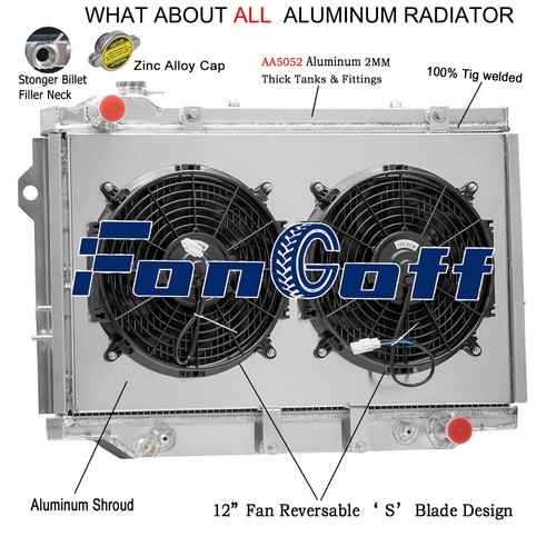 3row radiator shroud fan - shroud,