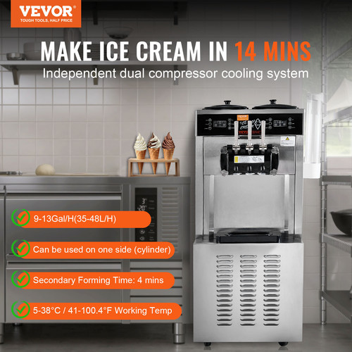 Vevor machine crème - vevor, À