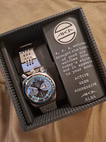 Seiko alba aka v657 6060 - seiko, blue