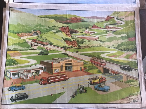Ancienne affiche scolaire - ancienne,