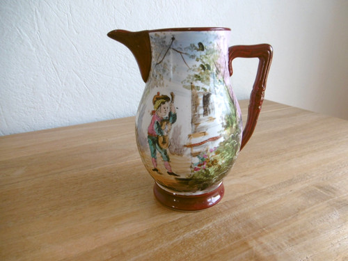 Pichet porcelaine opaque gien - pichet,