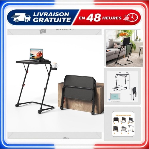 Bureau pliant hauteur