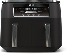 Ninja Foodi AF200EU Friteuse Sans Huile 7,6L Double Cuve 2400W Air Fryer 4