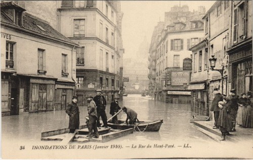 Cpa inondation 1900 - cpa,