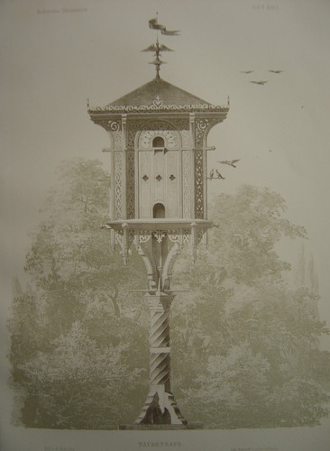 Lithographie pigeonnier - lithographie, d'un