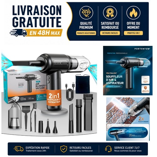 Aspirateur souffleur sans - , fil