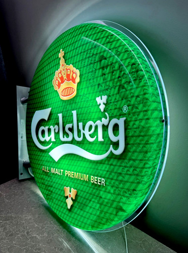 Carlsberg wall beer sign light - carlsberg,