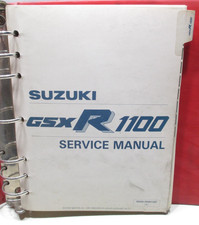 1987 87 Suzuki GSXR 1100 OEM Service and Supplementary Manuals 99500-39060-03E