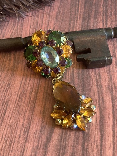 Ancienne vintage broche avec - ancienne,
