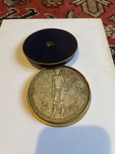 Exposition Universelle Bruxelles 1958 Par LEPLAE BRONZE ARGENTÉ AVEC BOÎTE ! TTB