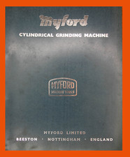 Myford MG12-HA or MG12-HAC Grinder Operation, Maintenance & Part Manual (134 Pg)
